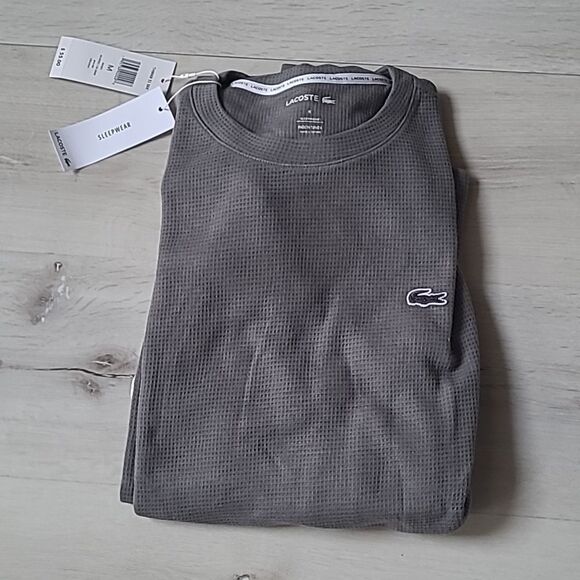 Lacoste MEN'S LOUNGE T-SHIRT size‎ M gray NWT in packaging - Picture 7 of 8
